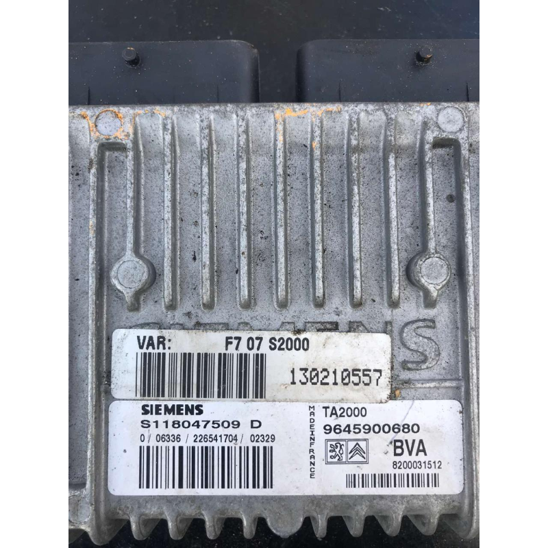 Блок управління коробкою передач SIEMENS TA200 PEUGEOT / CITROEN C5 1.8 16V 9645900680