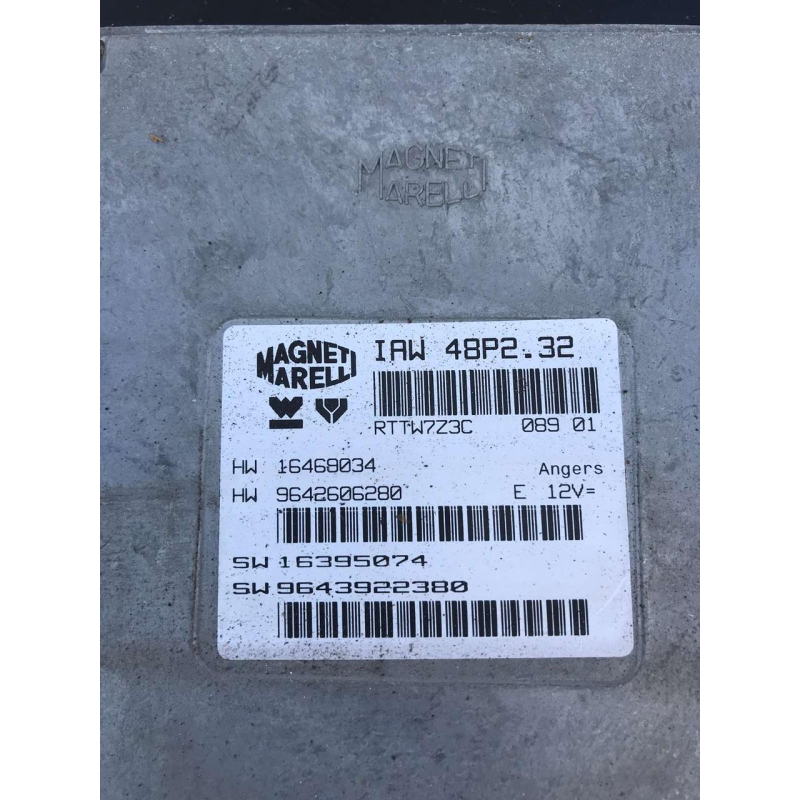 Блок управління двигуном Citroen C5 2001-2005 9642606280 9642247380 IAW 48P2 32