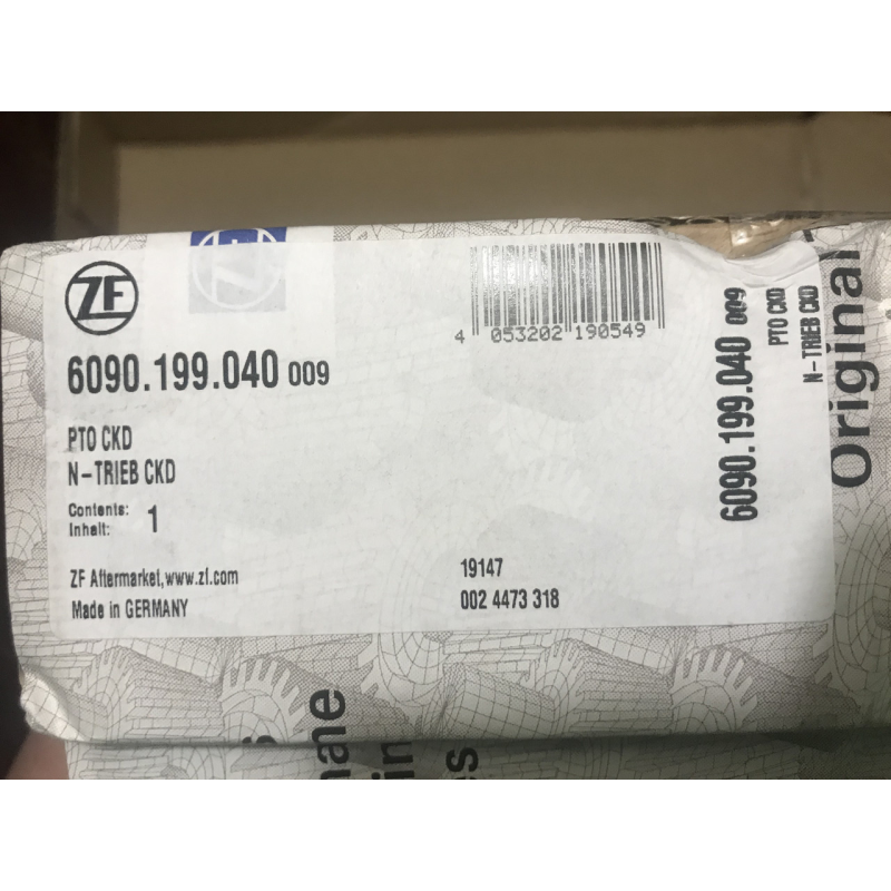 Коробка передач Коробка відбору потужності (PTO). Комплект підключення фірма виробник - ZF 6090.199.040