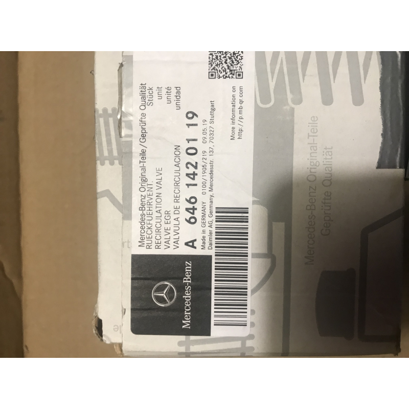 Клапан EGR рециркуляції газів A6461420119 Mercedes