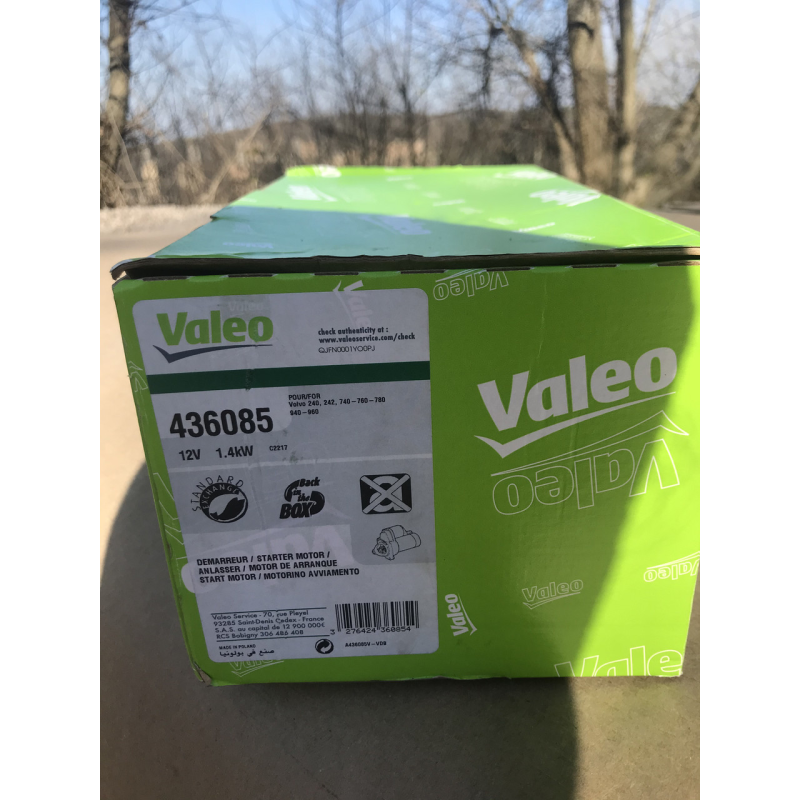 Новий оригінальний стартер Valeo 436085