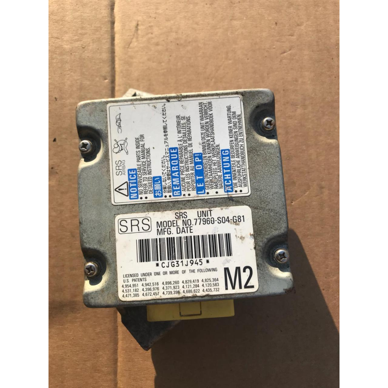 Блок SRS AIRBAG для Honda 77960-S04-G81 77960s04g81