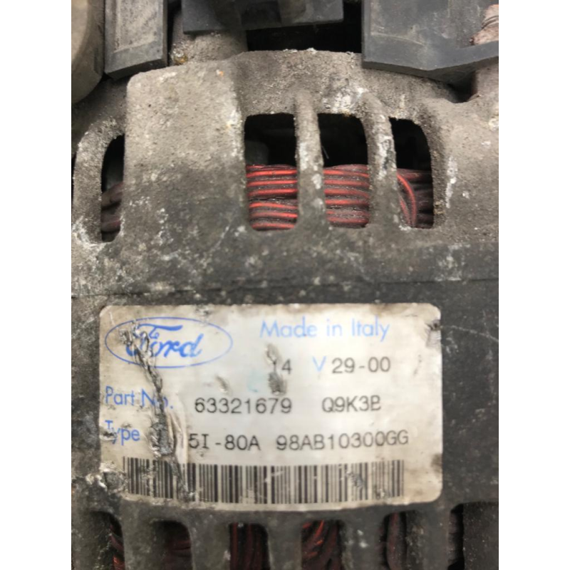 Ford генератор (80A) 98AB10300GG