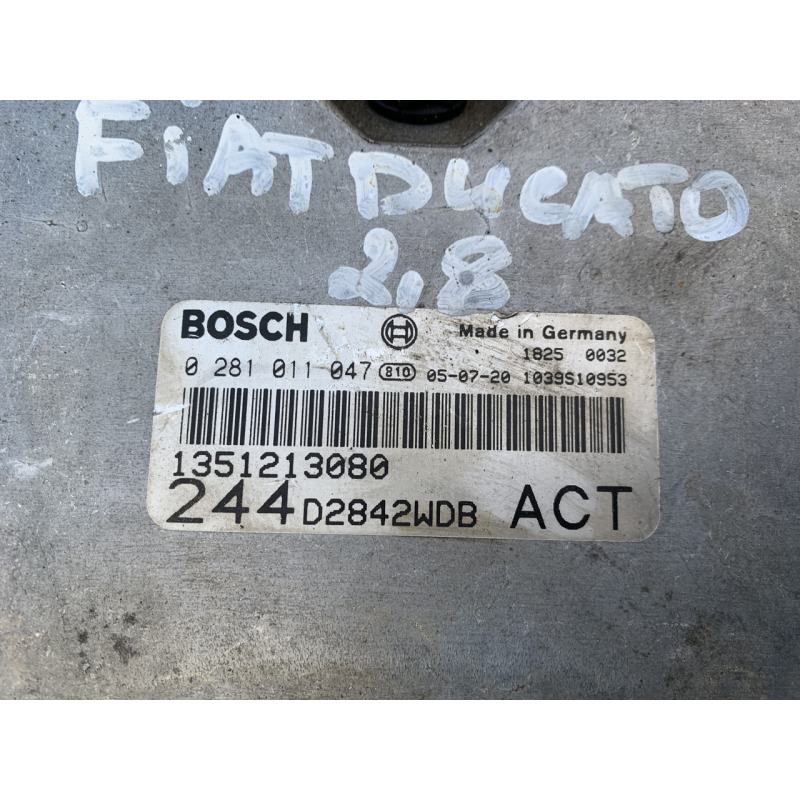 ЕБУ Електронний блок керування FIAT DUCATO 2.8 JTD 01 0281011047 1338249080
