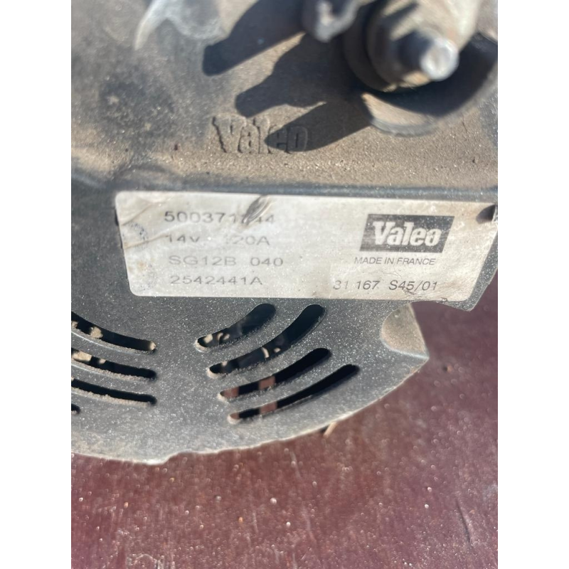 Генератор 500371244/Valeo 2542441A, 120A Fiat Ducato 2.8 JTD (1994-2002)