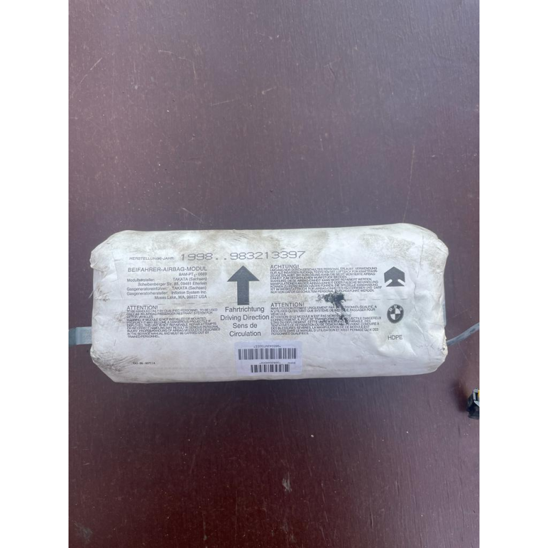 Подушка безпеки пасажира BMW 3 E46 3982644002