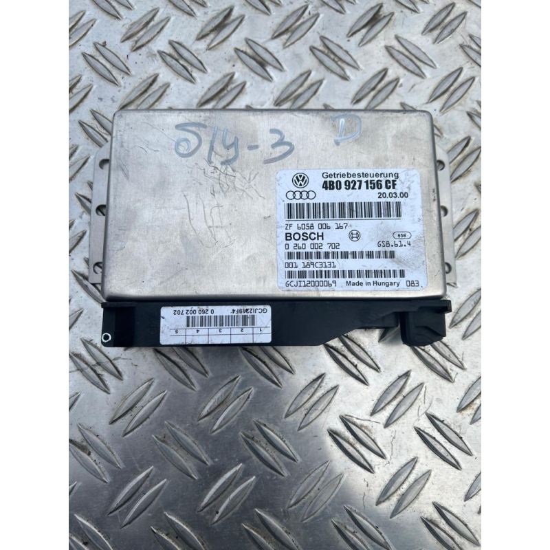 Електронний блок керування АКПП 4B0927156CF 0260002702 AUDI A6C5 PASSAT B5 2.5 TDI Електронний блок керування АКПП 4B0927156CF 0260002702 AUDI A6C5 PASSAT B5 2.5 TDI