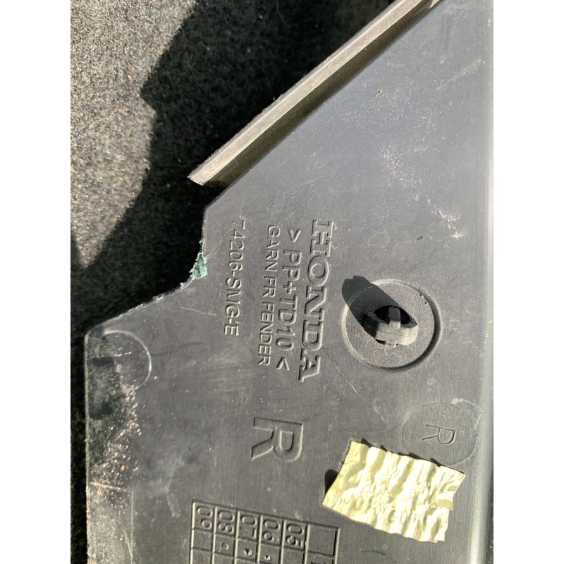Накладка на крило права Honda Civic 5D 74206-SMGE