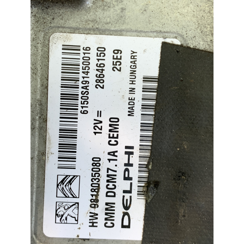 9818035080 Peugeot/Citroen/Opel 2.0HDI блок керування двигуном