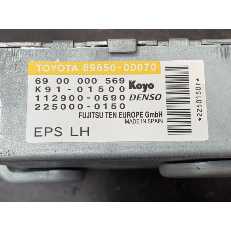 Блок керування електрозасилювачем керма Toyota Yaris 896500D070 6900000569