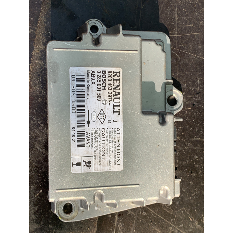 Модуль/Датчик AIR BAG Renault Modus 8200463297 0285001509 Модуль/Датчик AIR BAG Renault Modus 8200463297 0285001509