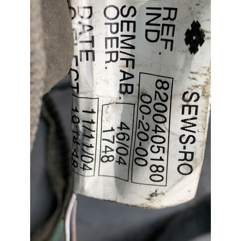 Проводка передніх лівих дверей Renault Modus 8200405180
