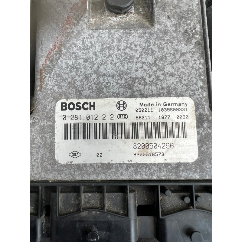 Блок керування двигуном Renault Laguna 2.2 dCi (II) 2001-2007  0281012212/ 8200504296/ 8200516573
