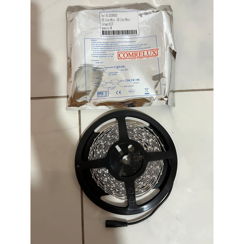 Стрічка світлодіодна LED білий 5 м 12V Стрічка світлодіодна LED білий 5 м 12V